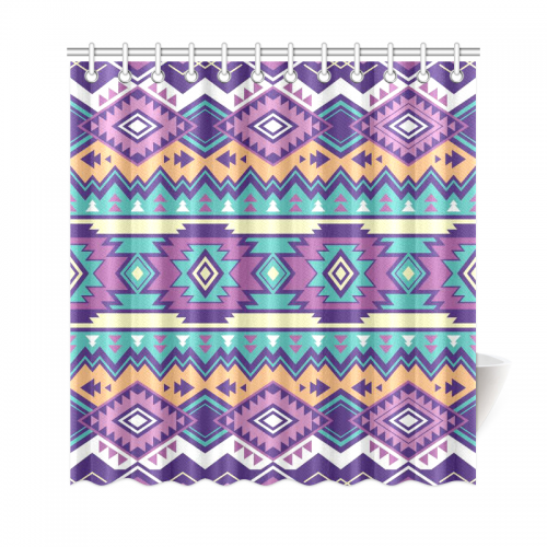Interestprint Ethnic Aztec Home Decor Purple Bohemian Polyester