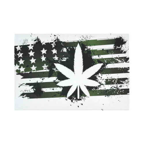 Interestprint American Flag Leaf Legalization Tapestry