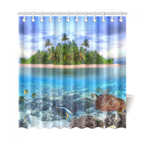 Interestprint Marine Life Island Home Decor Sea Turtle Tropical