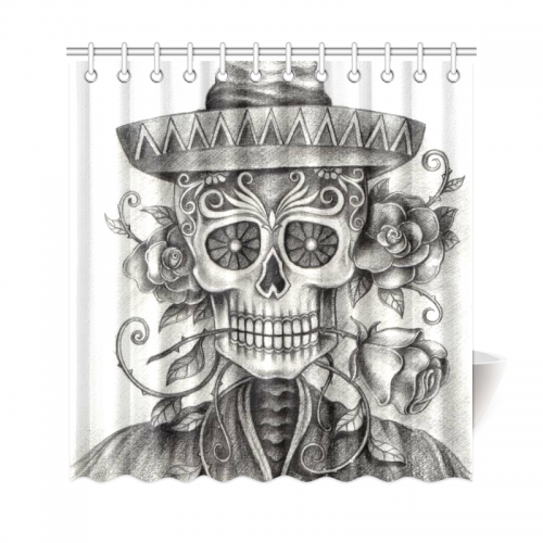 Interestprint Art Sugar Skull Human Skeleton Custom Home Decor