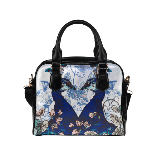 peacock blue handbag