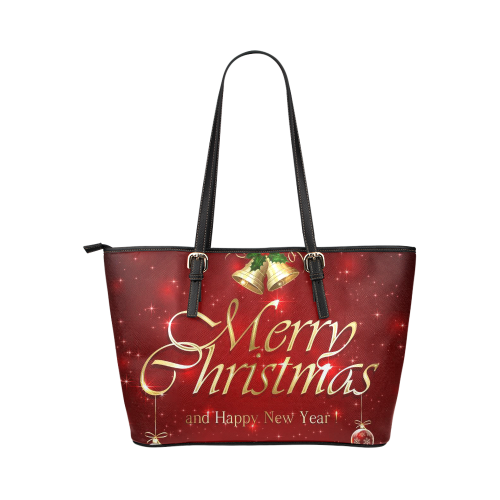 InterestPrint Women Totes Top Handle HandBags PU Leather Purse the Christmas Decorations 