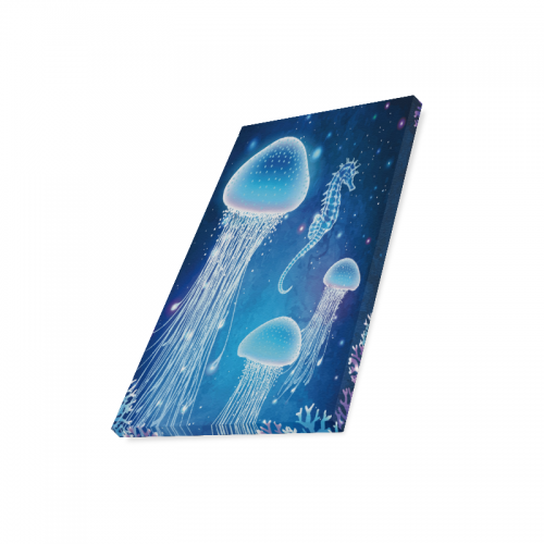 Interestprint Sea Creatures Artistic Jellyfish Seahorse Galaxy