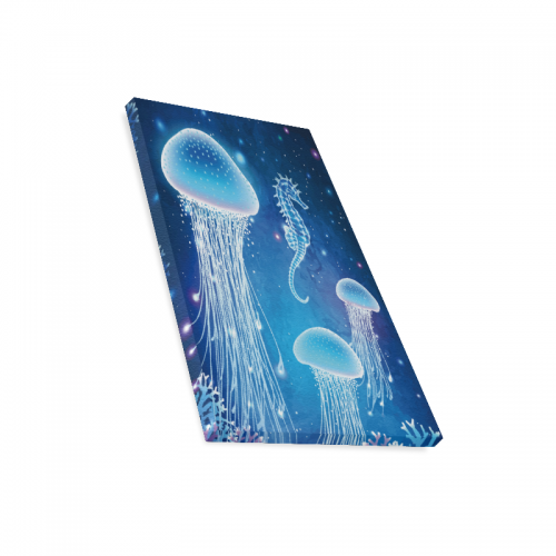 Interestprint Sea Creatures Artistic Jellyfish Seahorse Galaxy